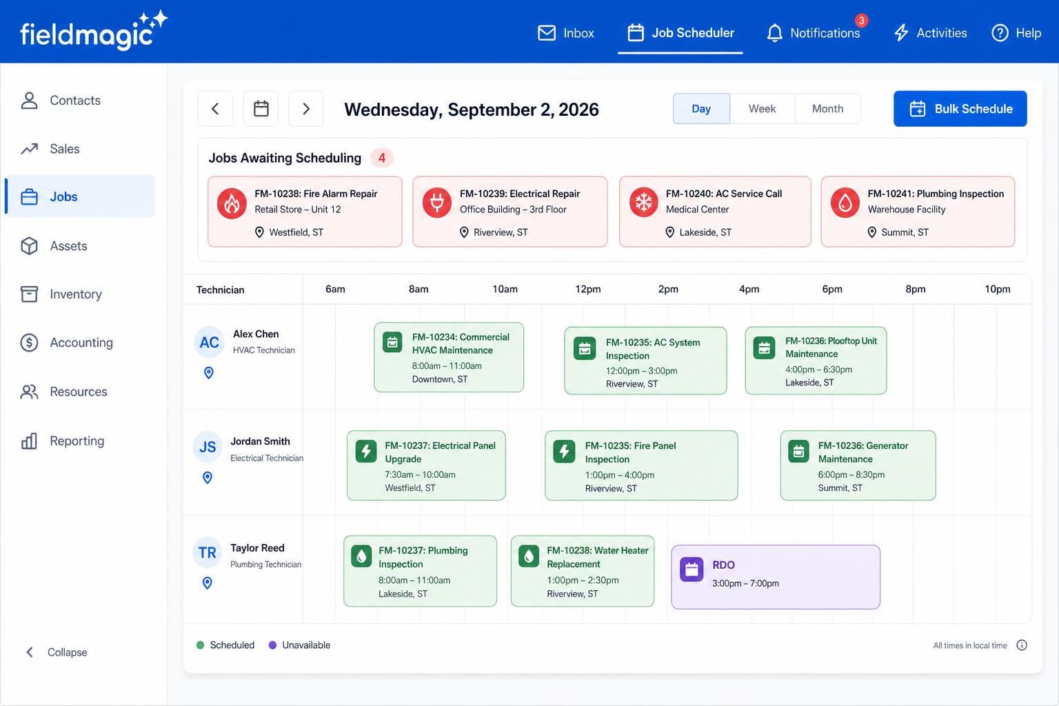 Now Live: The Fieldmagic AI Scheduler in Early Access